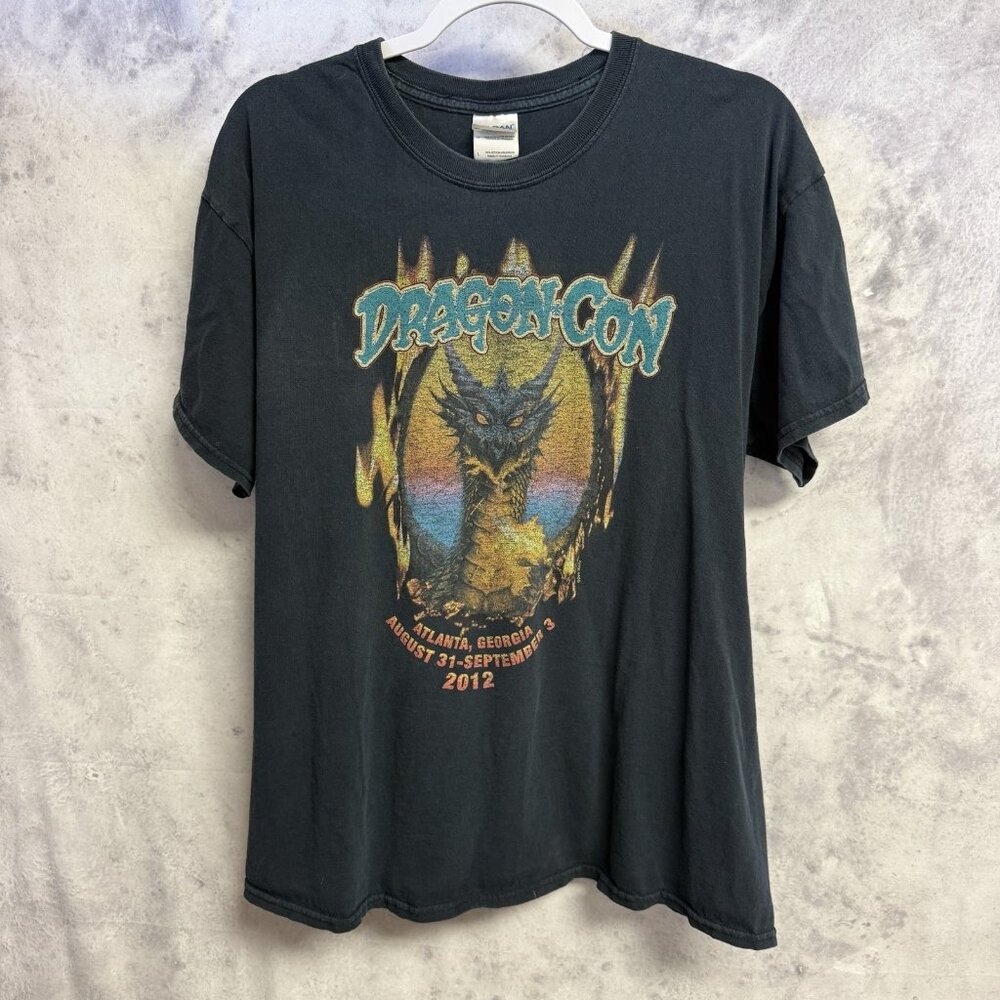 Dragon Con 20012 Atlanta Georgia T Shirt Mens Large Black